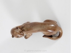 Scandinavian ceramic. Ferret by Gunar Nylund