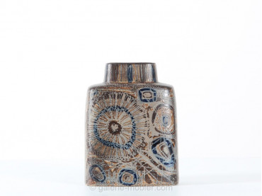 Vase en faïence Royal Copenhagen, motif Baca