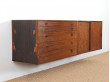 Wall cabinet in rosewood (1)