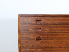 Wall cabinet in rosewood (1)