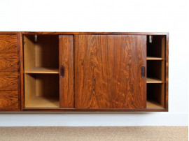 Wall cabinet in rosewood (1)