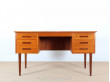 Grand bureau scandinave en teck 