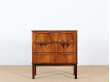 Petite commode scandinave en palissandre de Rio