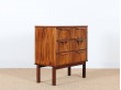 Petite commode scandinave en palissandre de Rio