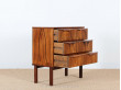 Petite commode scandinave en palissandre de Rio