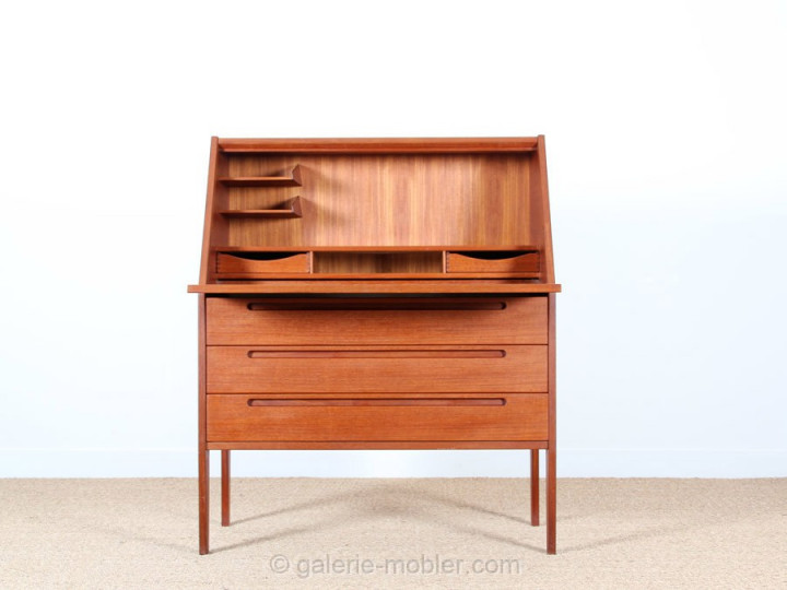 Secretaire scandinave en teck