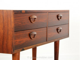 Danish chest of drawers in rosewood