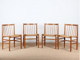 Set of 6 Scandinavian chairs model J80 (1959)