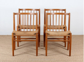 Set of 6 Scandinavian chairs model J80 (1959)