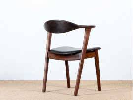 Desk chair in rosewood
