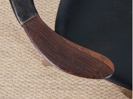 Desk chair in rosewood