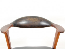 Desk chair in rosewood