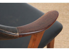 Desk chair in rosewood