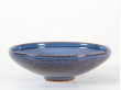 Scandinavian ceramics : enameled bowl in blue