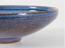 céramique scandonave : coupe émaillées bleue