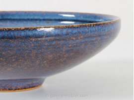 Scandinavian ceramics : enameled bowl in blue