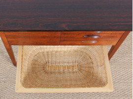 Scandinavian rosewood sewing table 