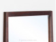 Miroir scandinave en palissandre de Rio