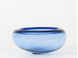 Vasque en verre soufflé modèle Provence bleu (1980)