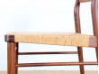 Suite de 6 chaises scandinave en teck et cannage (c.1952)