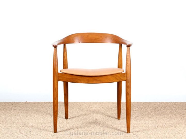 Scandinavian teak desk chair