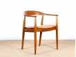 Fauteuil de bureau scandinave en teck