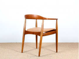 Fauteuil de bureau scandinave en teck