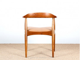 Fauteuil de bureau scandinave en teck