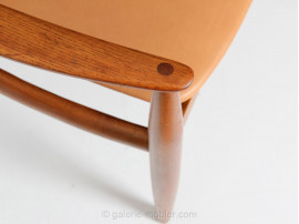 Scandinavian teak desk chair