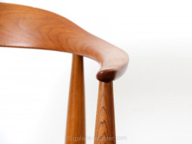 Fauteuil de bureau scandinave en teck