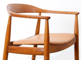 Fauteuil de bureau scandinave en teck