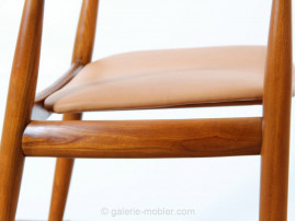 Scandinavian teak desk chair