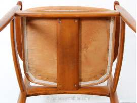 Fauteuil de bureau scandinave en teck