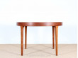 Extending teak dining table, 4 to 10 seats