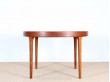 Table scandinave extensible en teck, 4 à 10 pers.