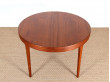 Extending teak dining table, 4 to 10 seats