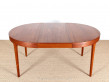 Extending teak dining table, 4 to 10 seats