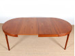 Extending teak dining table, 4 to 10 seats