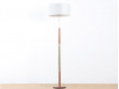 Scandinavian tall lamp in teak