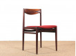 Set of 4 Scandinavian chairs in Rio rosewood