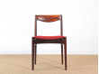 Set of 4 Scandinavian chairs in Rio rosewood