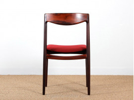 Set of 4 Scandinavian chairs in Rio rosewood