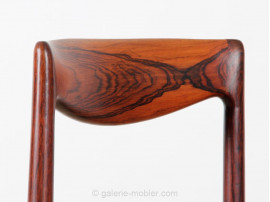 Set of 4 Scandinavian chairs in Rio rosewood