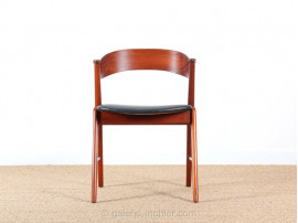 Petit fauteuil de bureau scandinave en teck