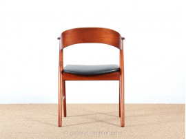 Petit fauteuil de bureau scandinave en teck