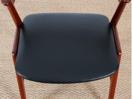 Petit fauteuil de bureau scandinave en teck