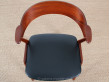 Petit fauteuil de bureau scandinave en teck