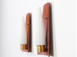 Pair of Scandinavian wall lamps in teak and opal glass