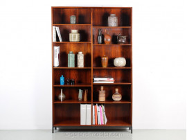 Scandinavian open bookcase in rosewood