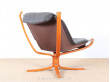 Falcon chair with ottoman